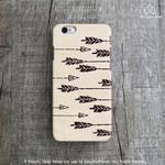 手描き アロー 古再生紙 iPhoneケース [iPhone4/4s～iPhone7 , iPhone7 plus]★アロー 矢印 トライバル アズテック boho ボヘミアン