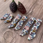 オビツ11 リバティ【ブルーベリー】ソックス 花柄 靴下 1組 単品