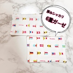 マスク用ガーゼパット　大【国旗】２枚組