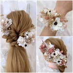 オーダー品✨ヘッドドレス★ウエディング★ナチュラル★ガーデン★結婚式★花嫁★卒業式★ヘアアクセサリー★ヘッドパーツ★マタニティフォト★成人式