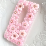 CaitSith様オーダー品ハートのお花桜ピンク🌸スマホケースiPhoneケース