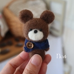 くまちゃんブローチ　No.4