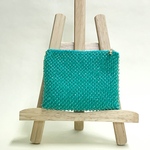 【n様専用ページ】キラキラ✨ビーズのファスナーポーチ(グリーン)