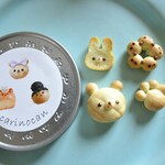 かわいいｃａｒｉｎｏｃａｎ４個セット　(うさぎさんトースト、くまメロンパン、ぱんだちぎりぱん、にくきゅう)