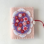 ニードルブック ーNeedle Bookー「小さな庭・ピーチ」