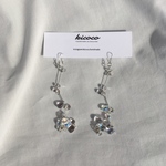 bubble light クリアピアス（aurora）