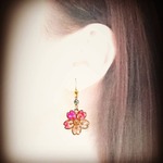 送料無料  桜🌸レジン ピアス(桜ピンク)