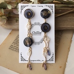 ❦︎ Lierre navy ❦︎　ピアス/イヤリング