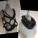 一点物‼️コットン100%スヌード☆トランスフォーム☆ネックウォーマー