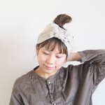 farmers hair band / リバーシブルヘアバンド / リネンキナリ