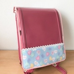 新柄入荷＊再販【受注製作】女の子向け♡切替柄と縁取りが選べる＊透明ランドセルカバー