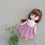 リバティ   メルちゃん   ソランちゃん   ワンピース   ベッツィ×ドットミニヨン