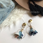 hoop tassel ブルー
