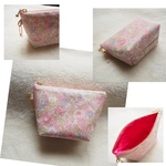 ★LIBERTY　Betsy　ベッツィ　J19K　ピンクラベンダー系　たっぷりマチのサニタリーポーチ