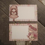 【クリスマスSALE！】ガーリーメッセージカード【2種類】