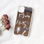 ポルカドット　ミラーiPhoneケース（シルバー） ＊受注生産＊
