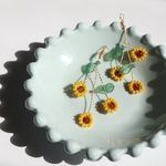 夏を先取り◎ひまわりのイヤリング