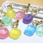 つやつやドロップイヤリング