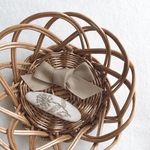 ribbon & joli-pin set B ivory 再販