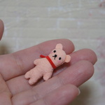 3cm ミニミニゆるクマちゃん（ピンク）