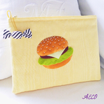 I ♥︎ hamburger clutch bag (yellow)