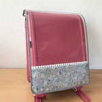 新柄入荷＊再販【受注製作】女の子向け♡切替柄と縁取りが選べる＊透明ランドセルカバー