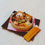 ハリネズミ親子の仲良し弁当🍱♥