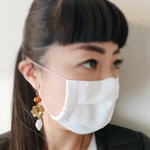 再販☆国産やわらかWガーゼのプリーツマスク