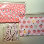 子ども用マスクキット「りんごと小花3」