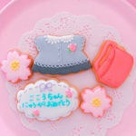 入学おめでとうクッキー✲5枚セット✲ラッピングこみ