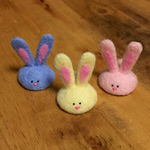 <受注制作>パステルうさぎ🐰キャップ