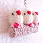 文鳥もちもちリップケース