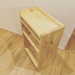 集成材の可動式収納