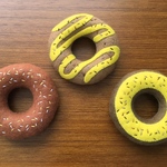 フェルトおままごと  チョコバナナドーナツ  ３個セット