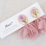 ふわり❁桜のピアス【round】