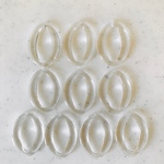 Clear Oval No Hole Parts