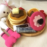 フェルトままごと パンケーキセット