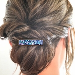 限定1点❤️オーロラシェルヘアクリップ