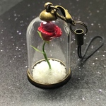 一輪の薔薇に想いを込めて 美女と野獣 星の王子さま ストラップ キーホルダー