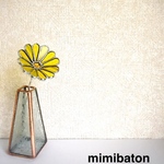 【再販】mimibaton ステンドグラスのマーガレット