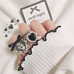 【くまさんのラブハートリング2点セット 】 セット 指輪 ハンドメイド