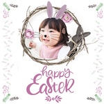 お子様、ペットちゃんの写真でイースター画像🐰🐣