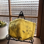 立体ダブルガーゼ☆花イエロー
