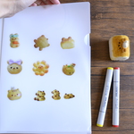 A４ どうぶつぱんのクリアファイル
