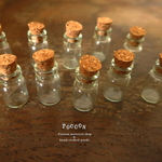 ガラス小瓶 18mm×10mm　10個 セット