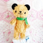 値下げ致します🐻スーティー風なベアさん(金茶)