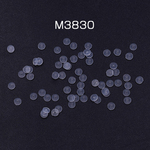 送料無料 60個 ピアス用保護シリコンプレート クリア 3mm【60ヶ】 M3830