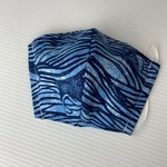 お洒落でハワイアンな洗える立体マスク手作り製作キット　大人メンズ用マスク　細平ゴムプレゼント※なくなり次第細平ゴムプレゼントは終了　くじら青