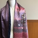 着物リメイク、ショールとマーガレット