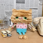 チビながネコやん-211(トラ猫・しっぽ付き)